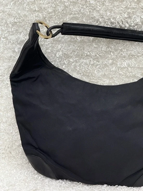Gucci Leather Trimmed Nylon Hobo Bag - Picture 8 of 16